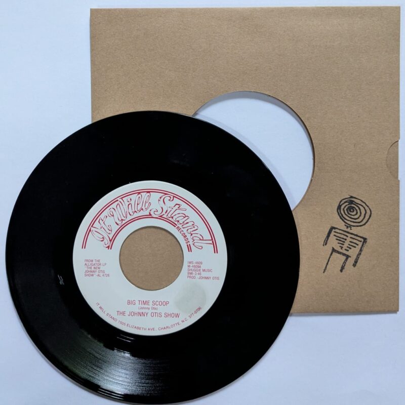 THE JOHNNY OTIS SHOW  / BIG TIME SCOOP / I NEVER FELT THIS WAY BEFORE / 1982 / VINIL 7"