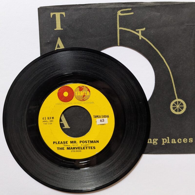 THE MARVELETTES / PLEASE MR. POSTMAN / SO LONG BABY / 1961 / VINIL 7"