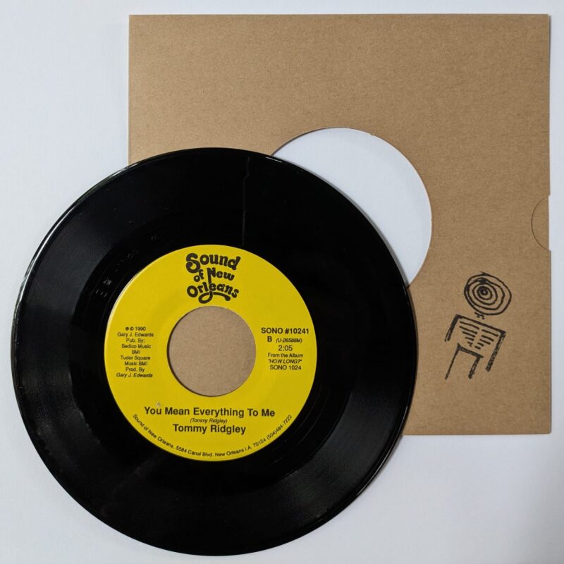 TOMMY RIDGLEY / BAD LUCK / YOU MEAN EVERYTHING TO ME / 1990 / VINIL 7"