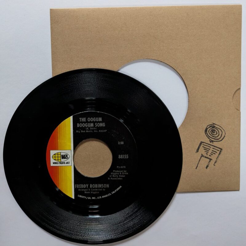 FREDDY ROBINSON / OOGUM BOOGUM SONG / BLACK FOX / 1968 / VINIL 7"