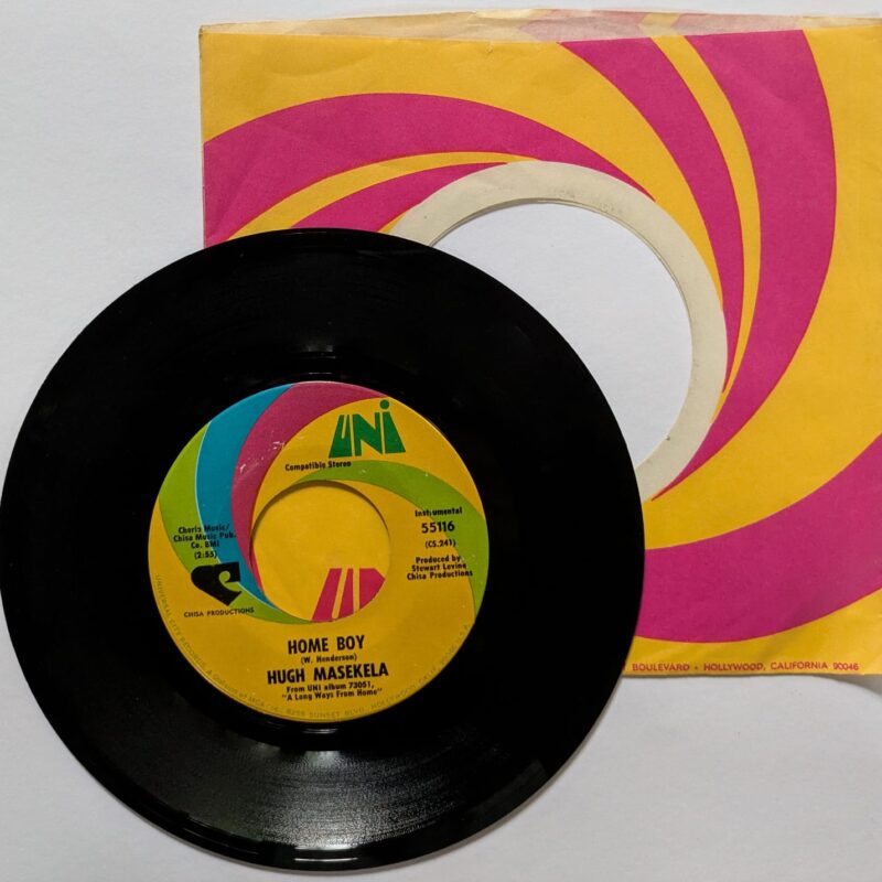 HUGH MASEKELA  / LONG WAYS FROM HOME / HOME BOY / 1969 / VINIL 7"