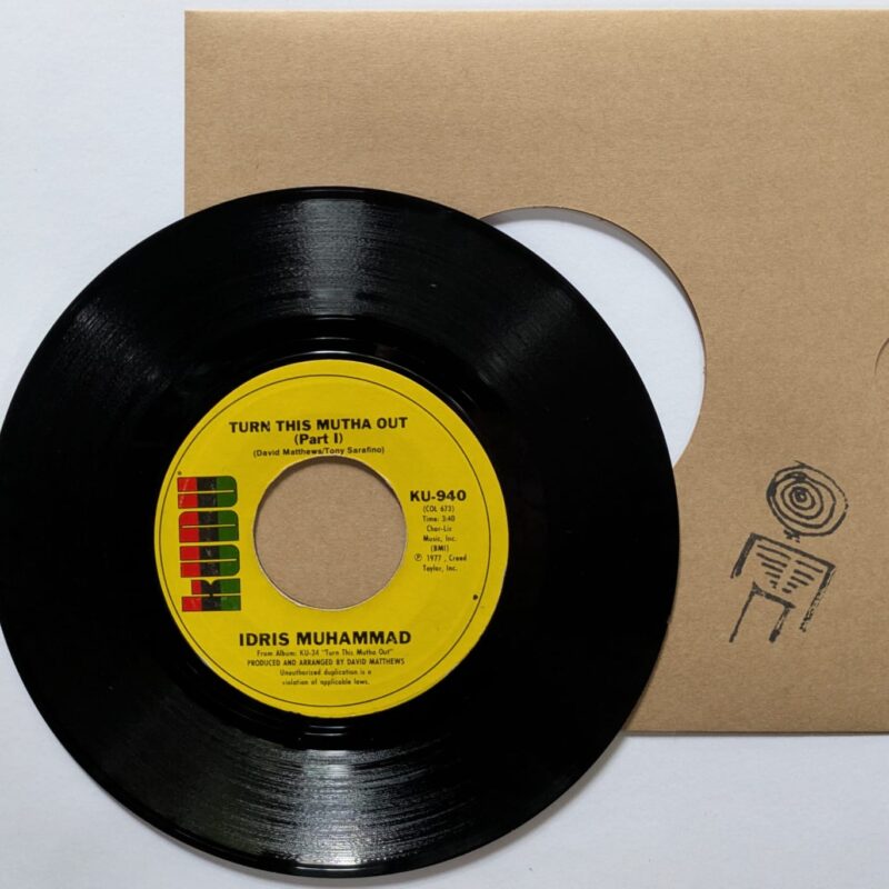 IDRIS MUHAMMAD / TURN THIS MUTHA OUT PT.1 / PT.2 / 1977 / VINIL 7"