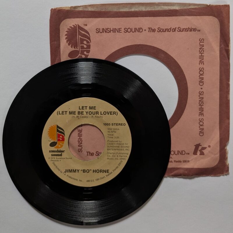 JIMMY "BO" HORNE / LET ME (LET ME BE YOUR LOVER) / ASK THE BIRDS AND THE BEES / 1978 / VINIL 7"