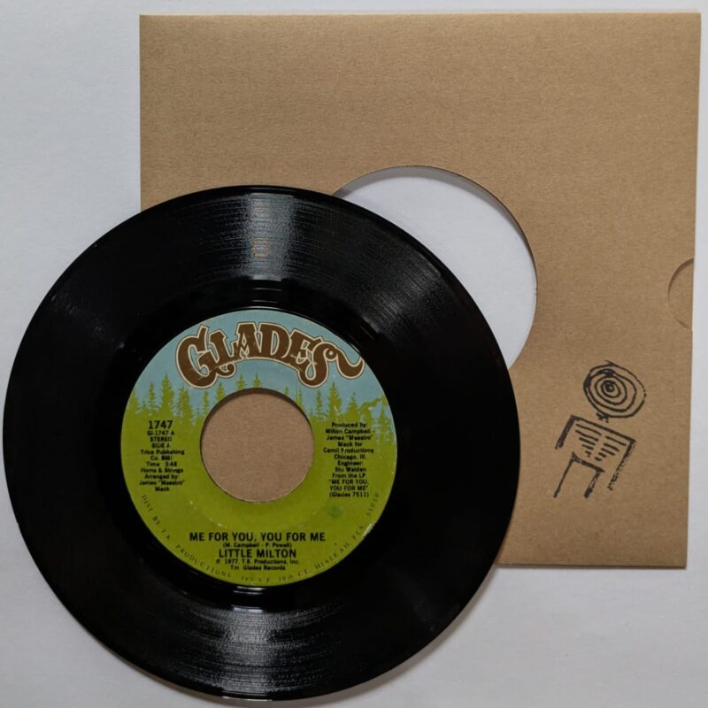 LITTLE MILTON  / ME FOR YOU, YOU FOR ME / MY THING IS YOU / 1977 / VINIL 7"