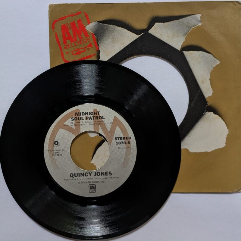 QUINCY JONES / MIDNIGHT SOUL PATROL / BROWN SOFT WHOE / 1976 / VINIL 7"
