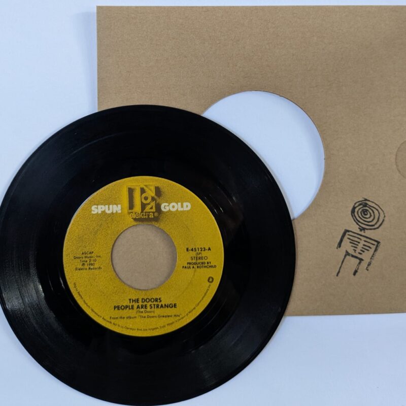 THE DOORS / PEOPLE ARE STRANGE / BREAK ON THROUGH (TO THE OTHER SIDE) / 1980 / VINIL 7"