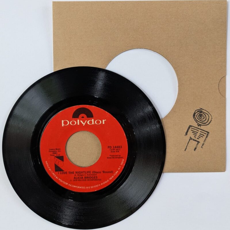 ALICIA BRIDGES / I LOVE THE NIGHTLIFE (DISCO 'ROUND) / SELF APPLAUSE / 1978 / VINIL 7"
