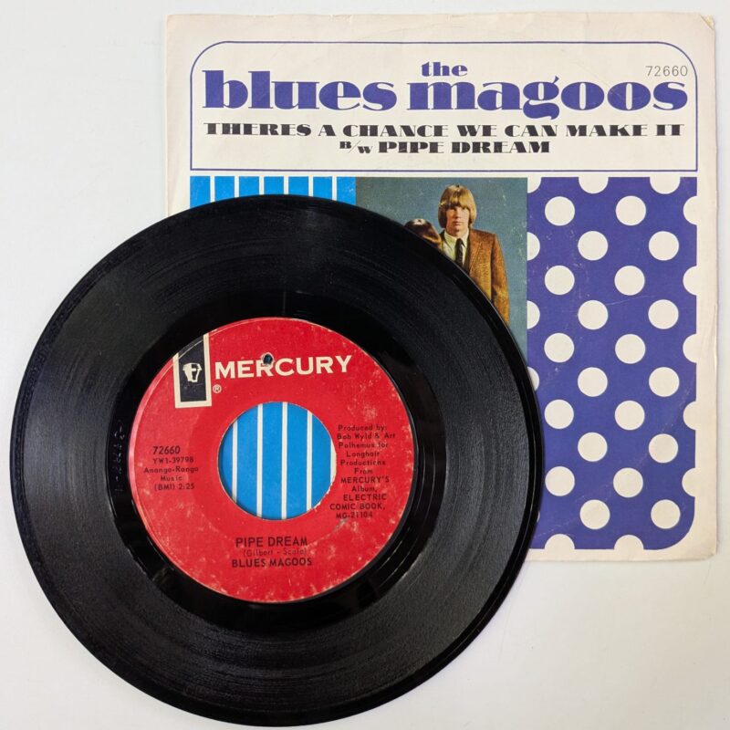 THE BLUES MAGOOS  / PIPE DREAM / THERE'S A CHANCE WE CAN MAKE IT / 1967 / VINIL 7"