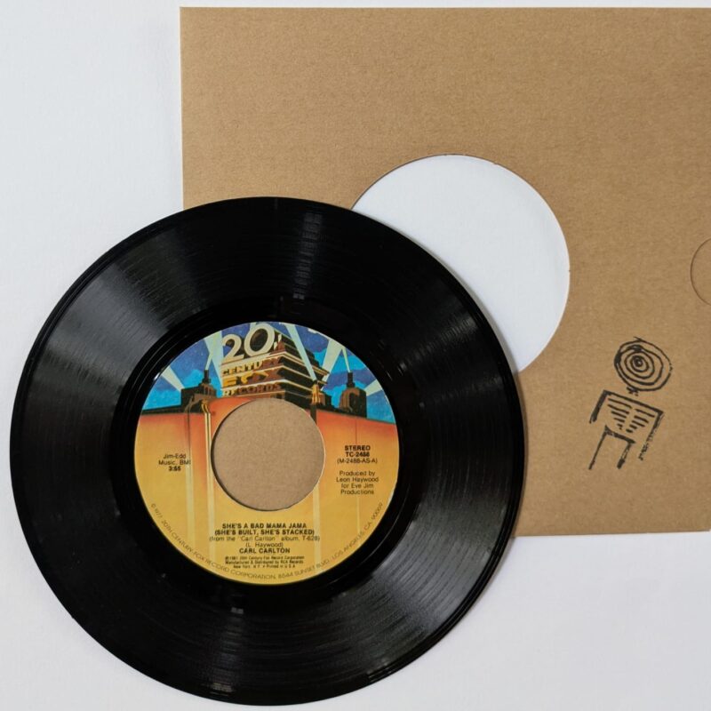 CARL CARLTON / SHE'S A BAD MAMA JAMA / THIS FEELING'S RATED X-TRA / 1981 / VINIL 7"
