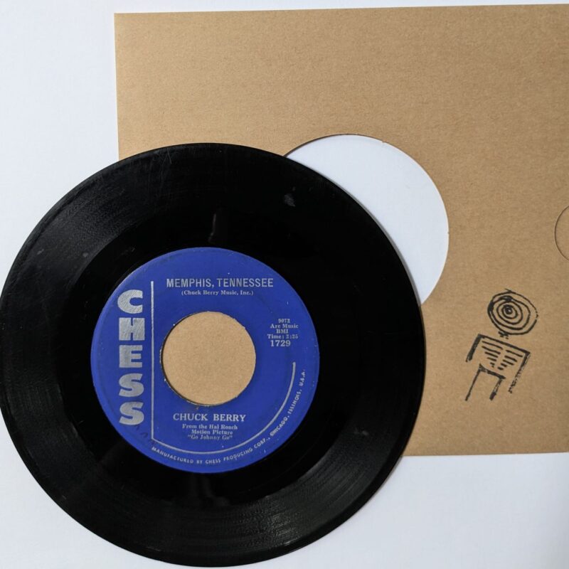 CHUCK BERRY  / BACK IN THE USA / MEMPHIS TENNESSEE / 1959 / VINIL 7"
