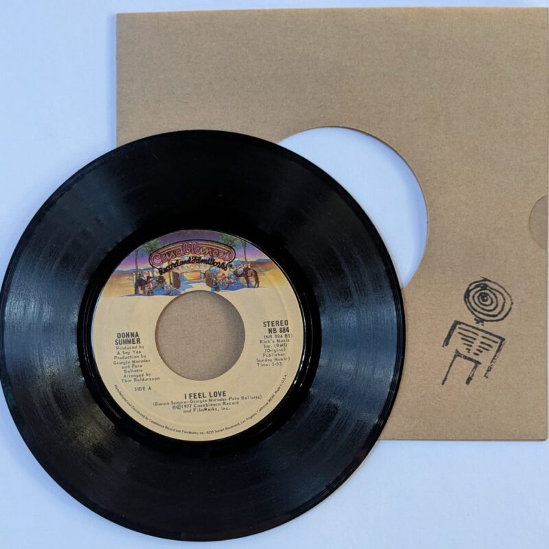 DONNA SUMMER  / I FEEL LOVE / CAN'T WE JUST SIT DOWN (AND TALK IT OVER) / 1977 / VINIL 7"