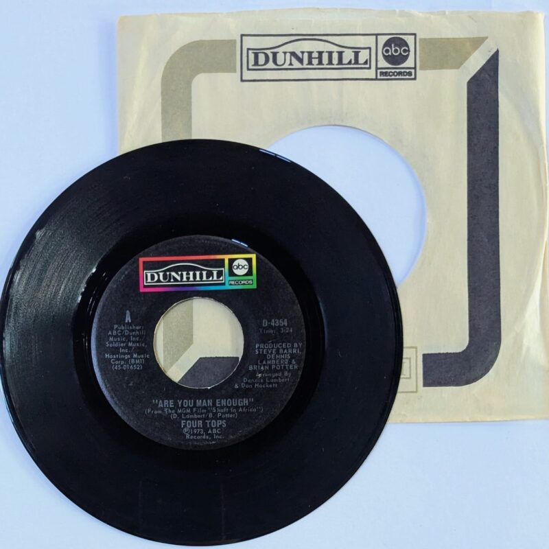 FOUR TOPS / ARE YOU MAN ENOUGH / PEACE OF MIND / 1973 / VINIL 7"