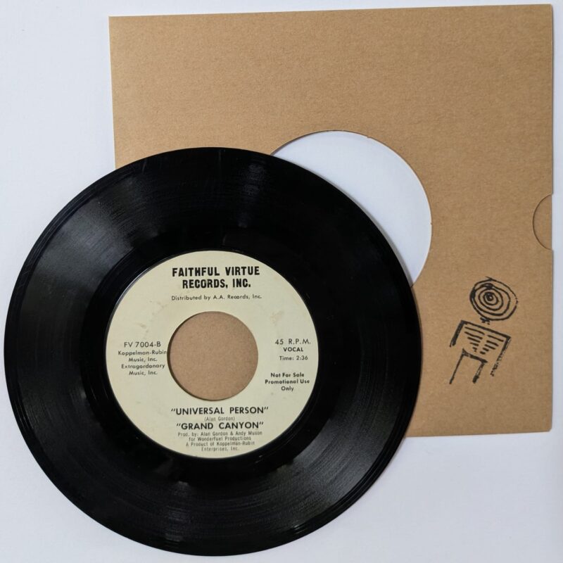 GRAND CANYON / RANGE RIDER / UNIVERSAL PERSON / 1968 / VINIL 7"