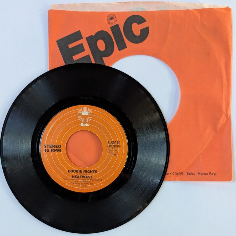 HEATWAVE / BOOGIE NIGHTS / ALL YOU DO IS DIAL / 1977 / VINIL 7"