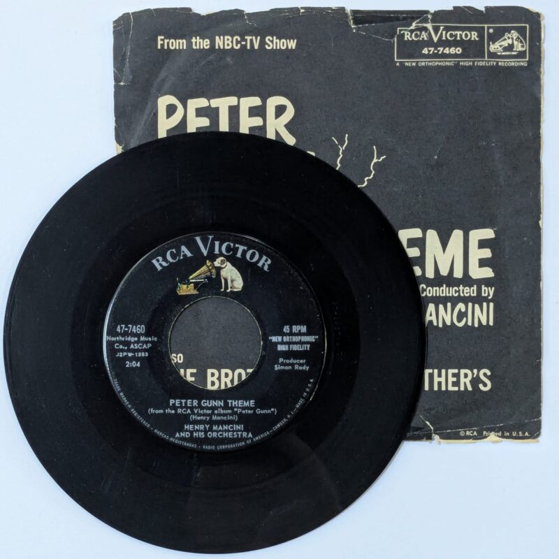 HENRY MANCINI / PETER GUNN THEME / 1959 / VINIL 7"