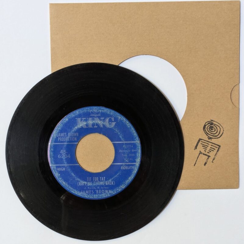 JAMES BROWN / TIT FOR TAT / BELIEVERS SHALL ENJOY / 1968 / VINIL 7"