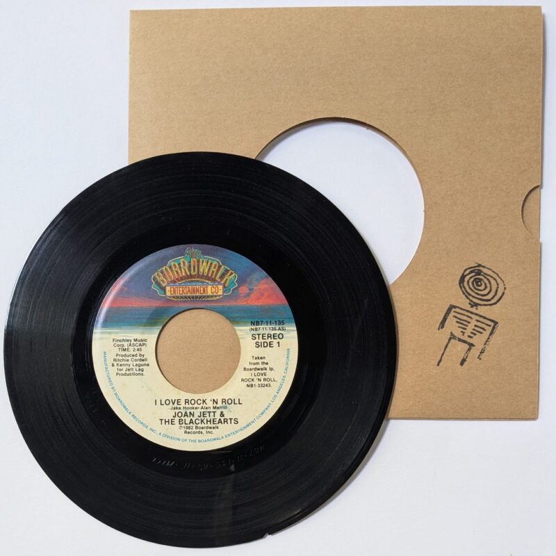 JOAN JETT & THE BLACKHEARTS / I LOVE ROCK 'N ROLL / YOU DON'T KNOW WHAT YOU'VE GOT / 1982 / VINIL 7"