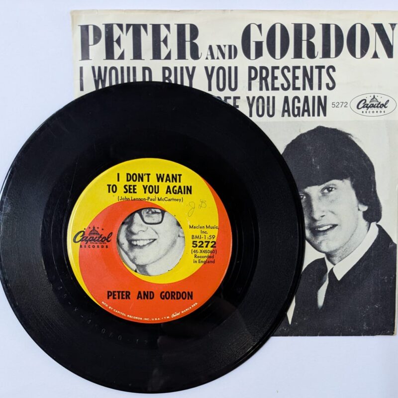PETER AND GORDON / I WOULD BUY YOU PRESENTS / I DON'T WANT TO SEE YOU AGAIN / 1964 / VINIL 7"