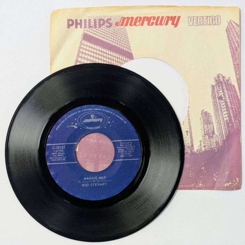 ROD STEWART  / (I KNOW) I'M LOSING YOU / MAGGIE MAY  / 1971 / VINIL 7"