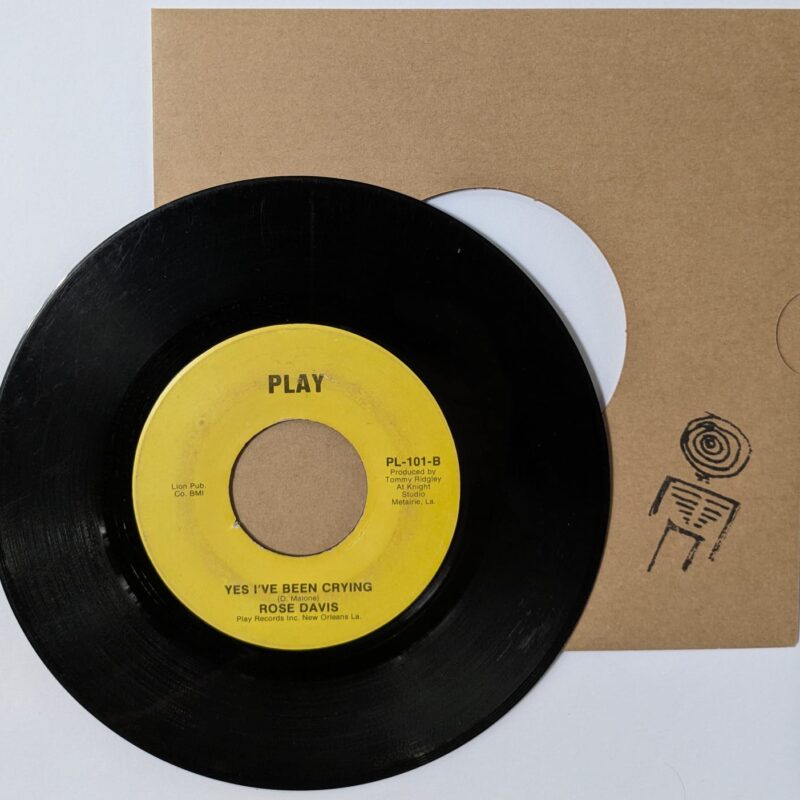 ROSE DAVIS / SITTIN' AND DRINKING / YES I'VE BEEN CRYING / 1968 / VINIL 7"