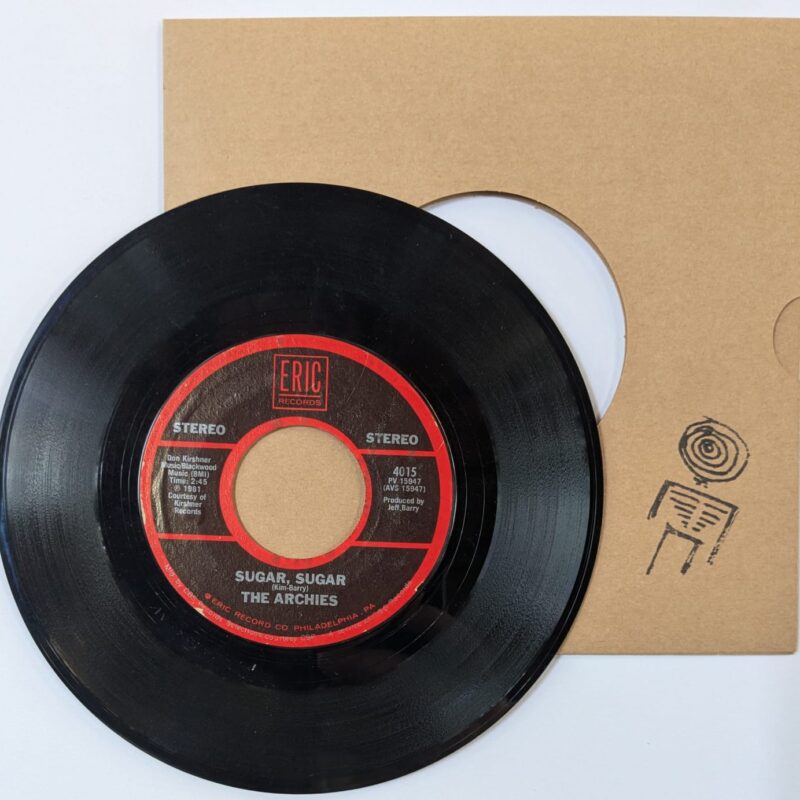 THE ARCHIES / ALBERT HAMMOND / SUGAR, SUGAR / IT NEVER RAINS IN SOUTHERN CALIFORNIA / 1981 / VINIL 7"