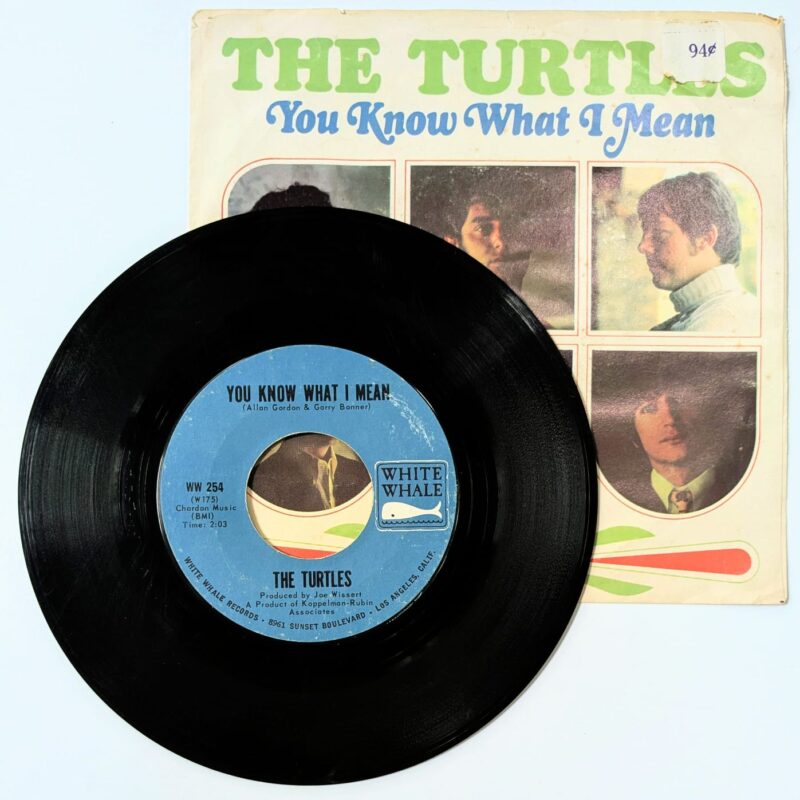 THE TURTLES / YOU KNOW WHAT I MEAN /  RUGS OF WOODS & FLOWERS / 1967 / VINIL 7"