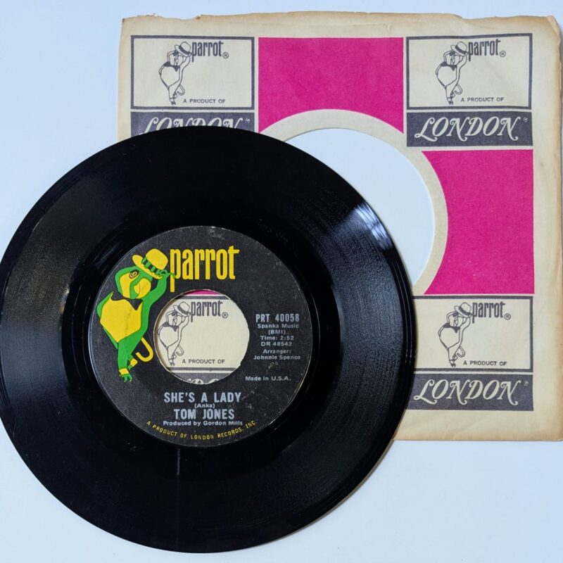 TOM JONES / SHE'S A LADY / MY WAY / 1971 / VINIL 7"