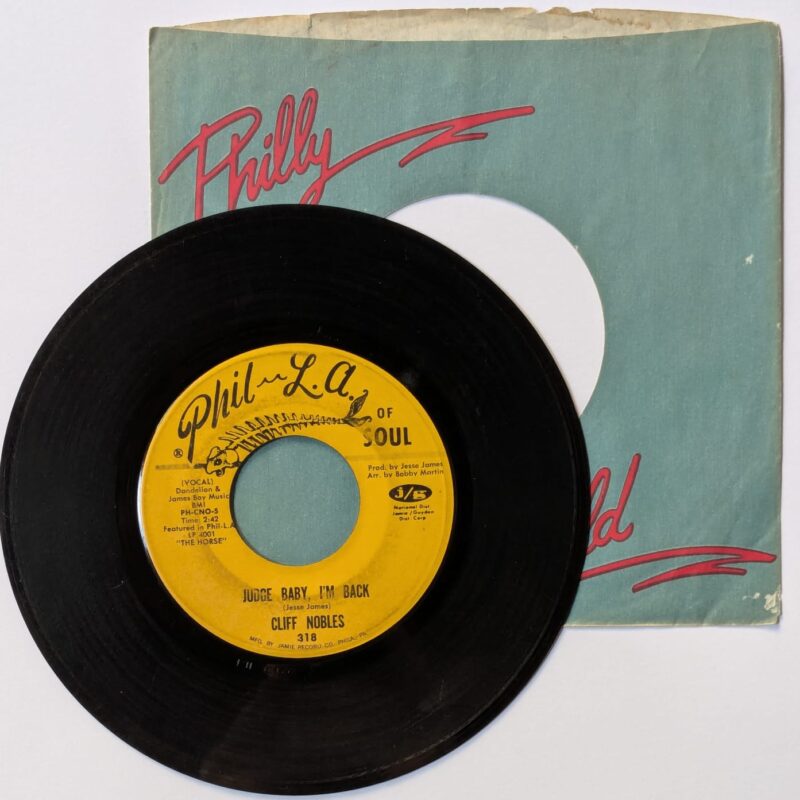 CLIFF NOBLES & CO  / HORSE FEVER / JUDGE BABY, I’M BACK  / 1968 / VINIL 7"