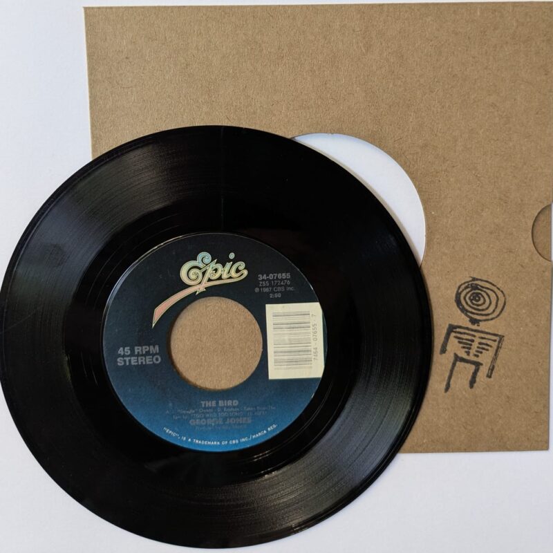 GEORGE JONES  / THE BIRD / I'M GOIN' HOME LIKE I NEVER DID BEFORE  / 1987 / VINIL 7"