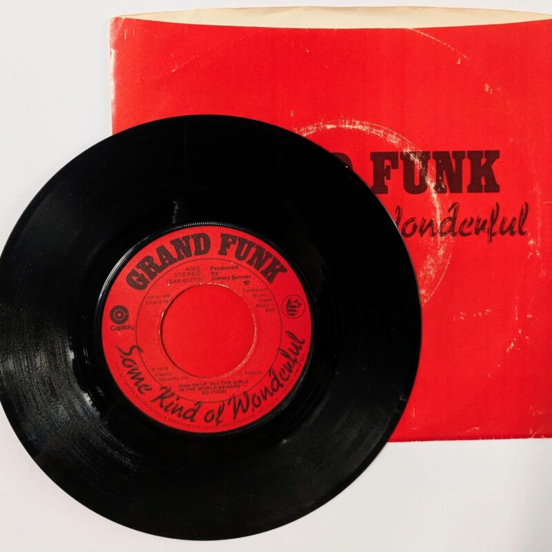 GRAND FUNK  / SOME KIND OF WONDERFUL / WILD  / 1974 / VINIL 7"