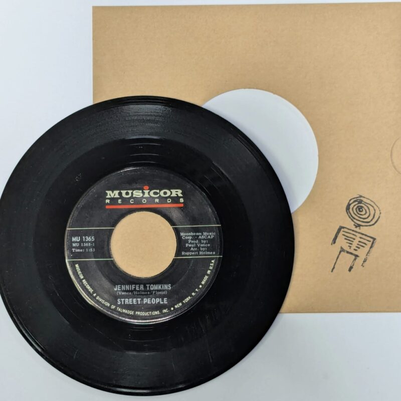 STREET PEOPLE / JENNIFER TOMKINS/ALL NIGHT LONG  / 1968 / VINIL 7"