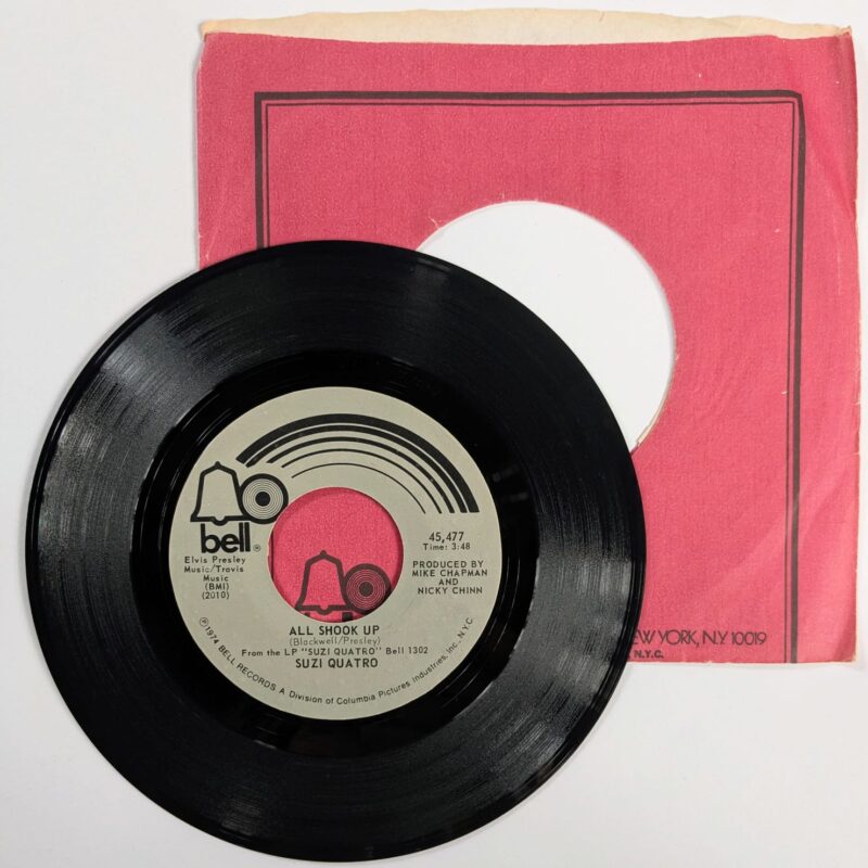 SUZI QUATRO  / ALL SHOOK UP / GLYCERINE QUEEN / 1974 / VINIL 7"