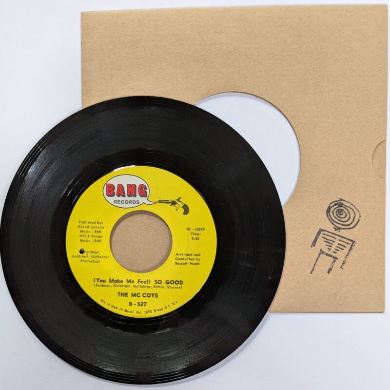 THE MCCOYS  / (YOU MAKE ME FEEL ) SO GOOD / RUNAWAY  / 1966 / VINIL 7"