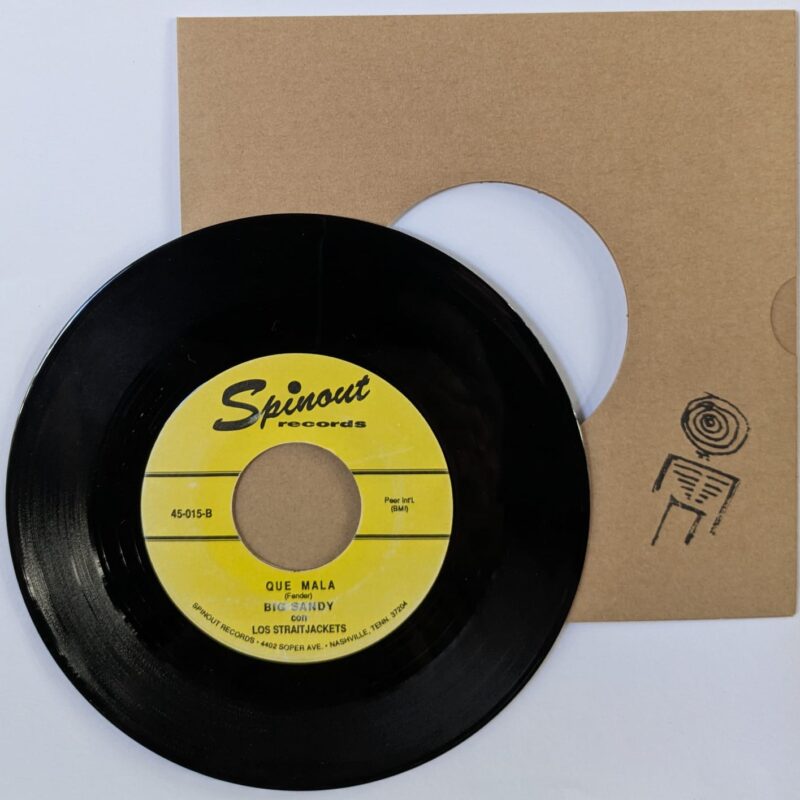 BIG SANDY WITH LOS STRAITJACKETS / LA PLAGA / QUÉ MALA / 1996 / VINIL 7"