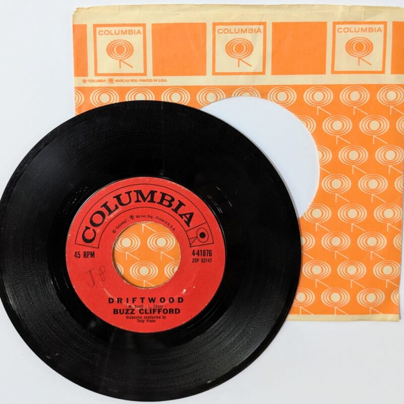 BUZZ CLIFFORD / BABY SITTIN' BOOGIE / DRIFTWOOD / 1960 / VINIL 7"