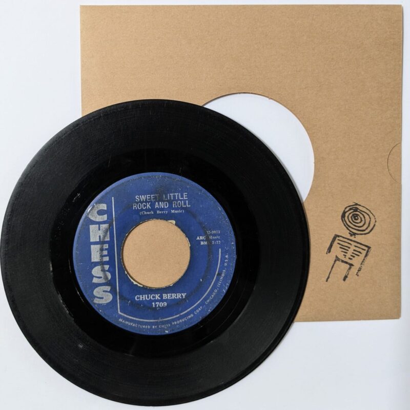 CHUCK BERRY  / SWEET LITTLE ROCK AND ROLL / JOE JOE GUN / 1958 / VINIL 7"