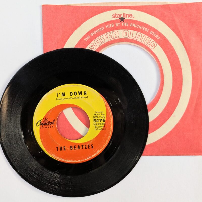 THE BEATLES / HELP ! / I'M DOWN / 1965 / VINIL 7" MONO