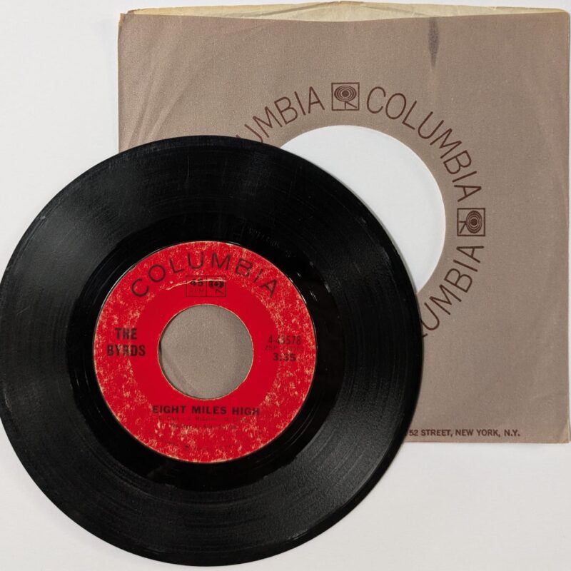 THE BYRDS / WHY / EIGHT MILES HIGH / 1966 / VINIL 7"