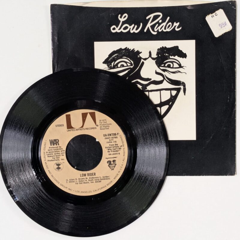 WAR / LOW RIDER / SO / 1975 / VINIL 7"