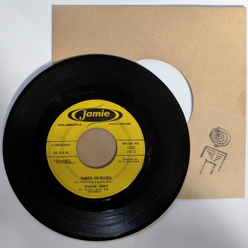 DUANE EDDY / YEP! / THREE-30-BLUES / 1959 / VINIL 7"