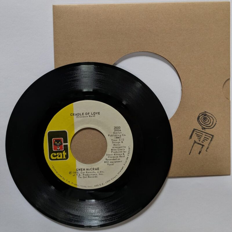 GWEN MCCRAE / CRADLE OF LOVE / EASY ROCK / 1976 / VINIL 7"