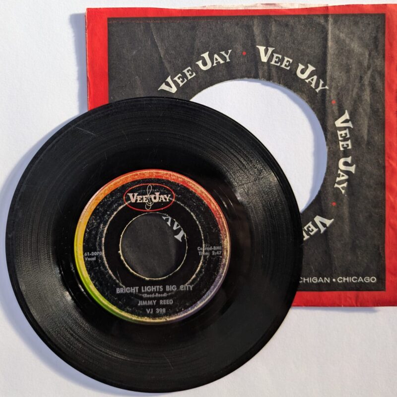 JIMMY REED / BRIGHT LIGHTS BIG CITY / I'M MR. LUCK / 1961 / VINIL 7"