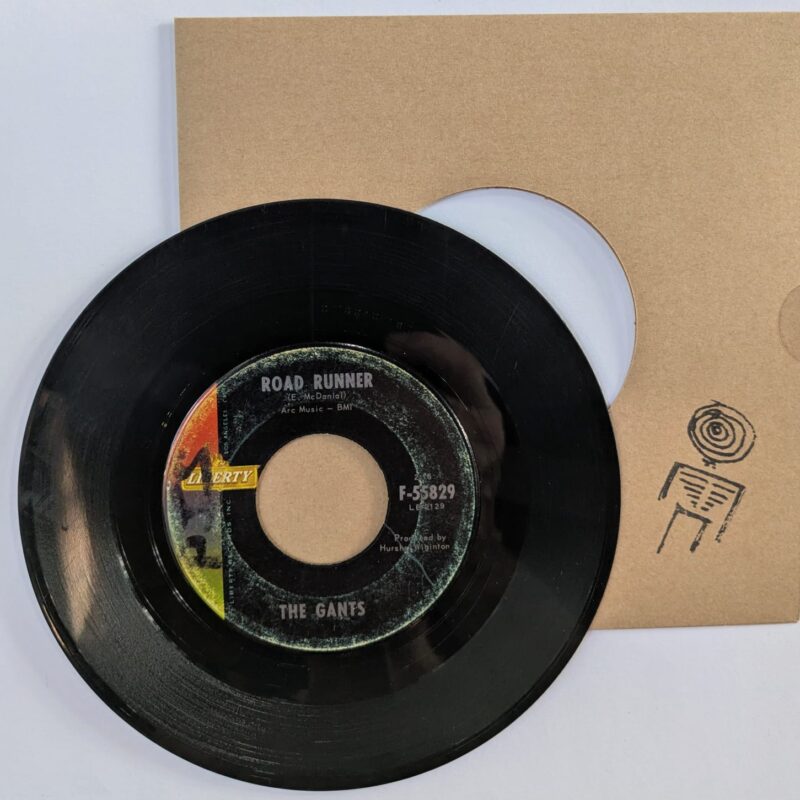THE GANTS / ROAD RUNNER / MY BABY DON'T CARE / 1965 / VINIL 7"