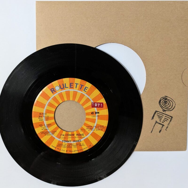 TOMMY JAMES / I'M COMIN' HOME / SING, SING, SING / 1971 / VINIL 7"