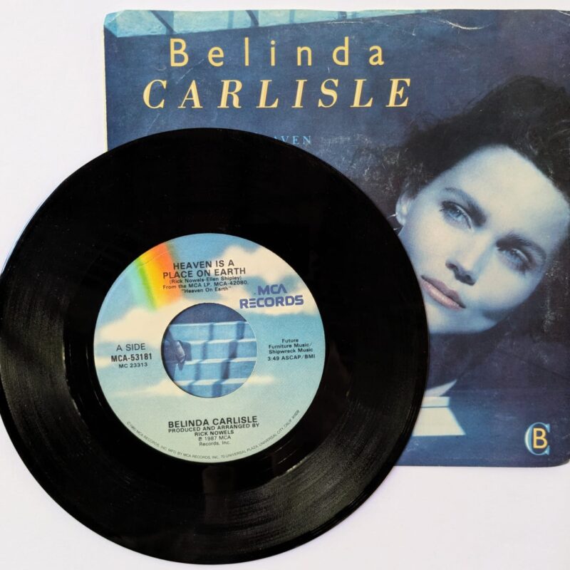 BELINDA CARLISLE  / HEAVEN IS A PLACE ON EARTH / WE CAN CHANGE / 1987 / VINIL 7"