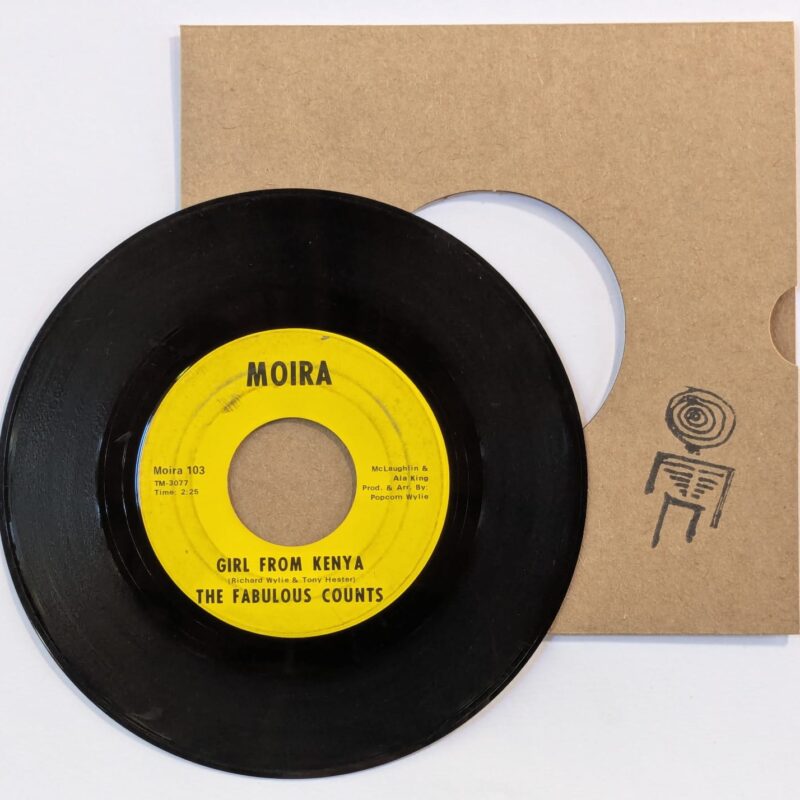 THE FABULOUS COUNTS / JAN JAN / GIRL FROM KENYA / 1968 / VINIL 7 COMPACTO
