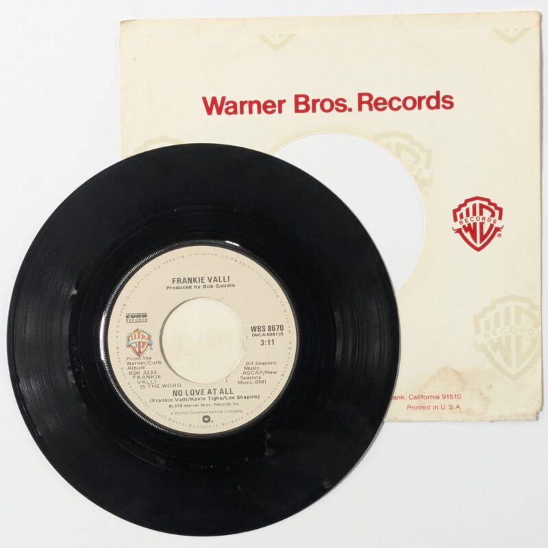 FRANKIE VALLI / SAVE ME, SAVE ME / NO LOVE AT ALL / 1978 / VINIL 7"