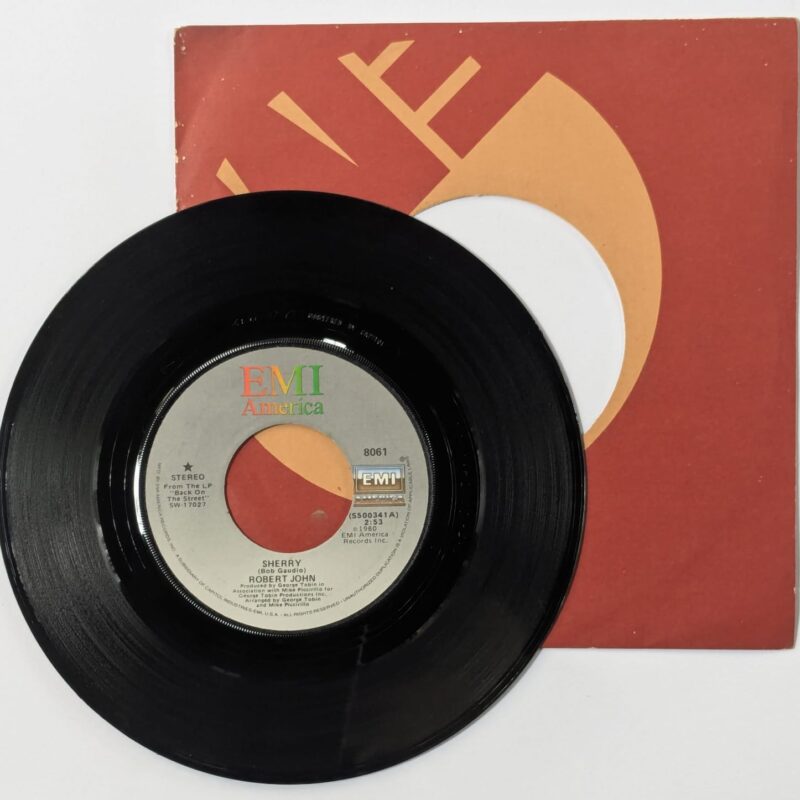 ROBERT JOHN / SHERRY / ON MY OWN / 1980 / VINIL 7"