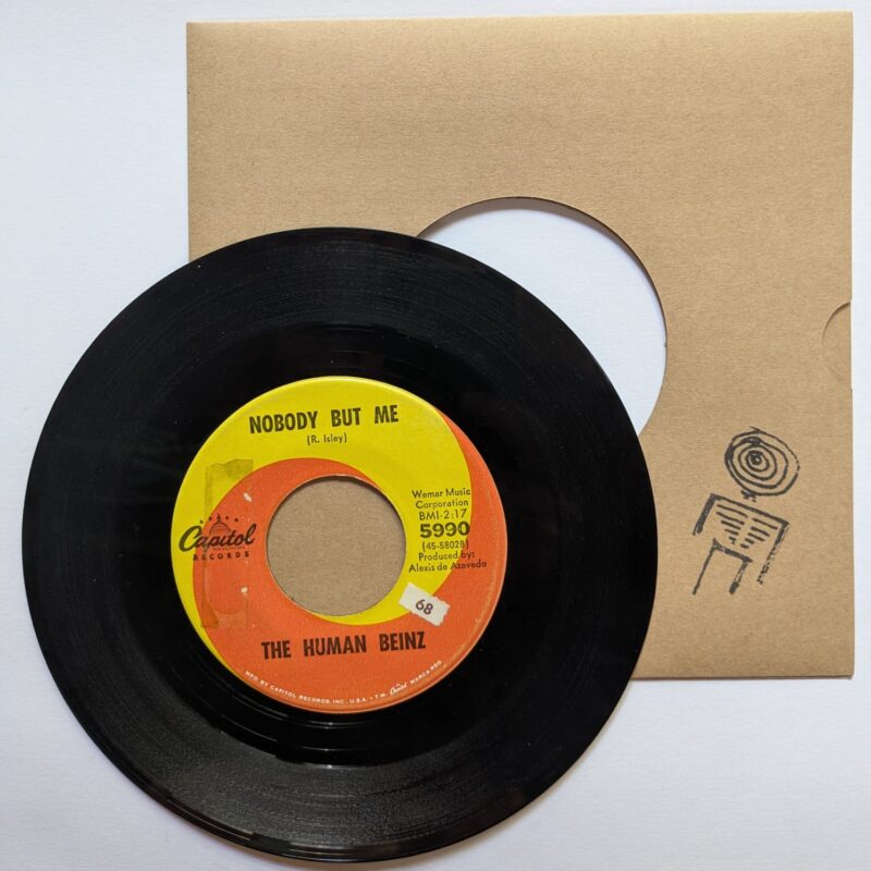 THE HUMAN BEINZ / NOBODY BUT ME / SUENO / 1967 / VINIL COMPACTO 7"