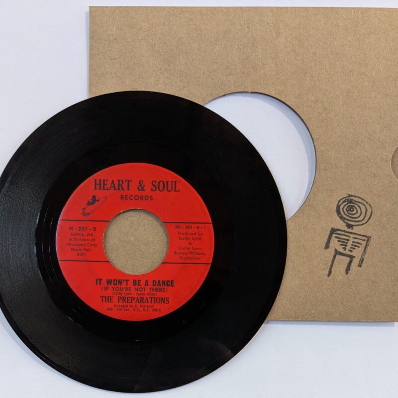 THE PREPARATIONS / GET-E-UP THE HORSE / IT WON'T BE A DANCE / 1968 / VINIL COMPACTO 7"